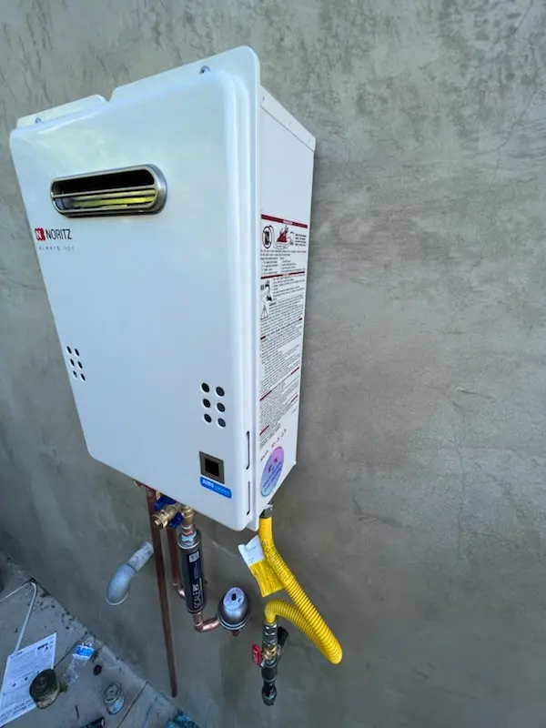 Tankless water heater installation for Westland homes